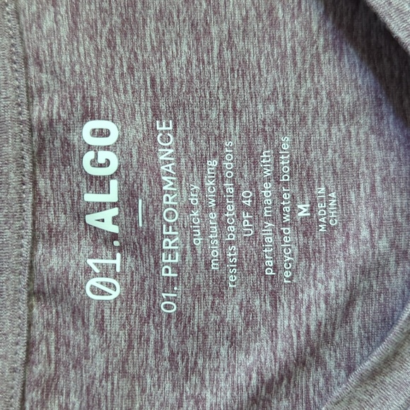 NWT 0.1 ALGO Light Purple Top - Picture 2 of 3
